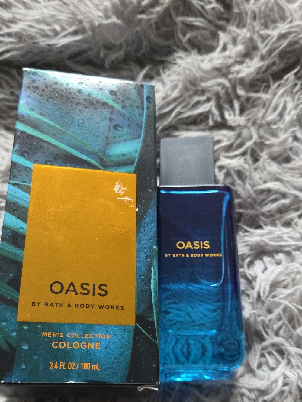 Bath & Body Works Oasis Men's Body Mist & Oil - Blue and